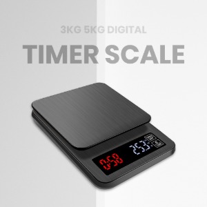 타이머 내장 디지털 전자저울 3kg 5kg